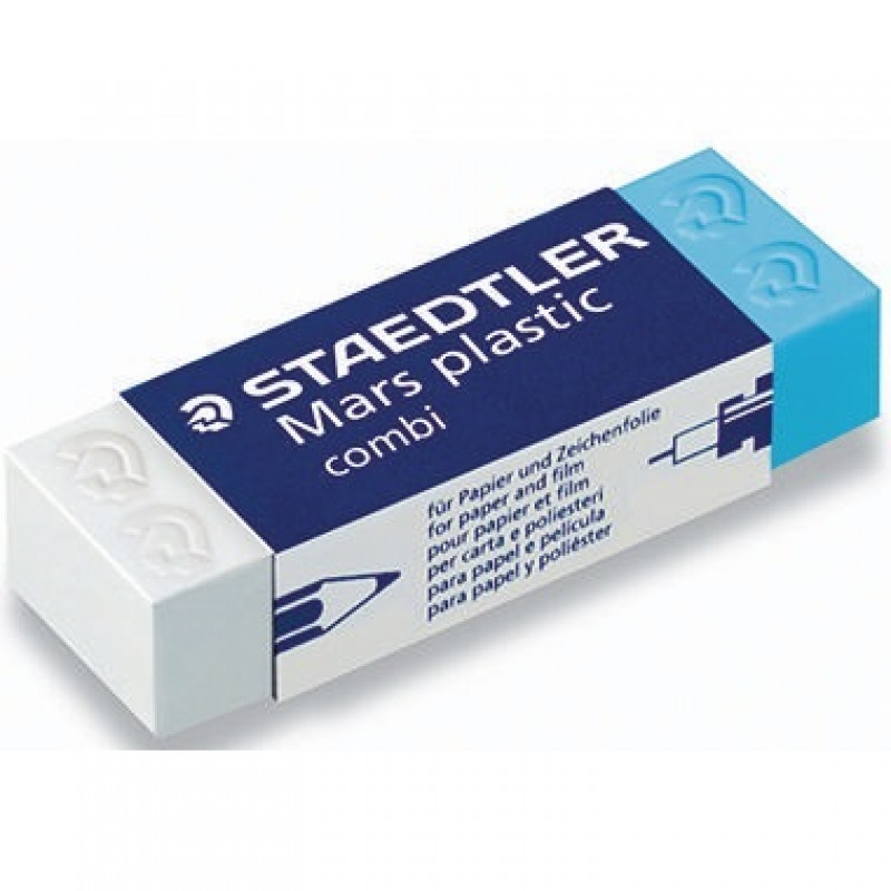 STAEDTLER Radierer Mars combi 526 508 Blei/Tinte 2,3x1,3x6,5cm STAEDTLER Radierer Mars combi 526 508 Blei/Tinte 2,3x1,3x6,5cm