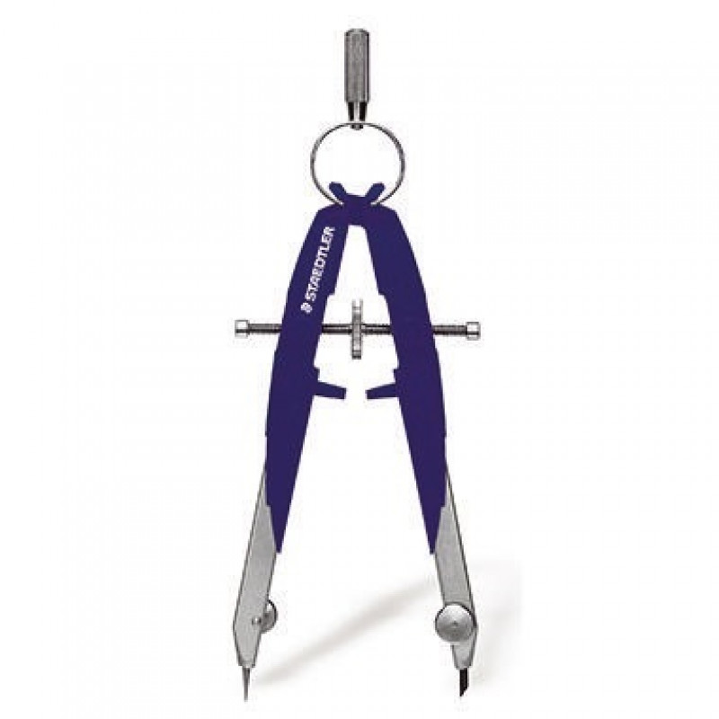 STAEDTLER Zirkel Mars Comfort 556 00 Metall silber/blau STAEDTLER Zirkel Mars Comfort 556 00 Metall silber/blau
