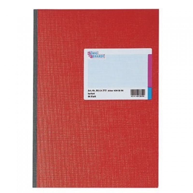 König & Ebhardt Kladde 8614272 DIN A4 kariert 96Blatt rot König & Ebhardt Kladde 8614272 DIN A4 kariert 96Blatt rot