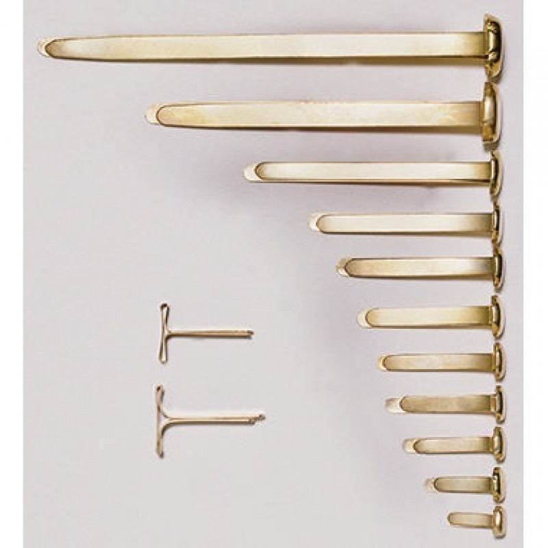 ALCO Musterbeutelklammer 361 8,5x30mm Rundkopf 100 St./Pack.