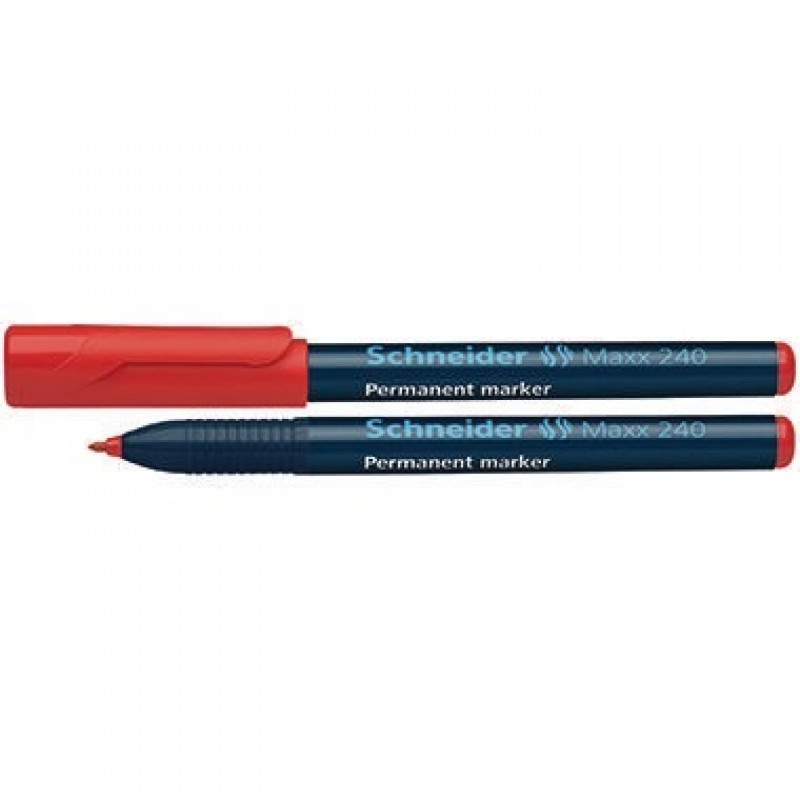 Schneider Permanentmarker Maxx 240 124002 1-2mm Rundspitze rot Schneider Permanentmarker Maxx 240 124002 1-2mm Rundspitze rot