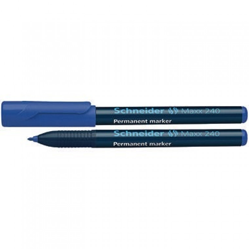 Schneider Permanentmarker Maxx 240 124003 1-2mm Rundspitze blau Schneider Permanentmarker Maxx 240 124003 1-2mm Rundspitze blau