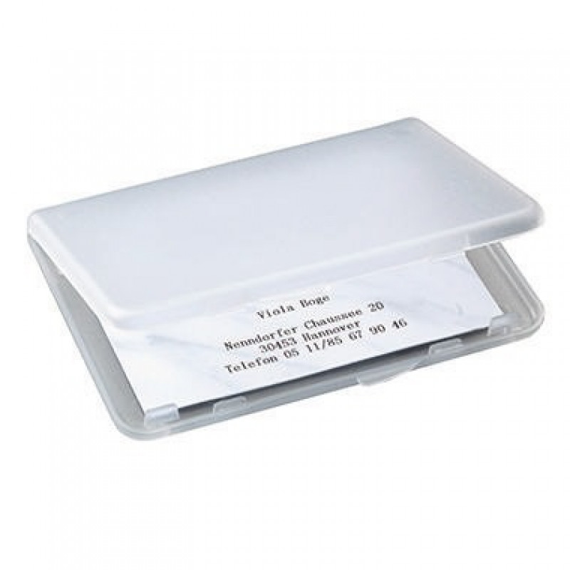 Sigel Visitenkartenetui VA140 89x57mm Kunststoff transparent Sigel Visitenkartenetui VA140 89x57mm Kunststoff transparent