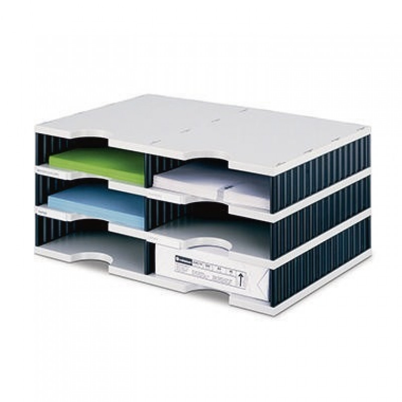 styro Grundeinheit styrodoc duo 268-0203.98 6Fächer gr/sw styro Grundeinheit styrodoc duo 268-0203.98 6Fächer gr/sw