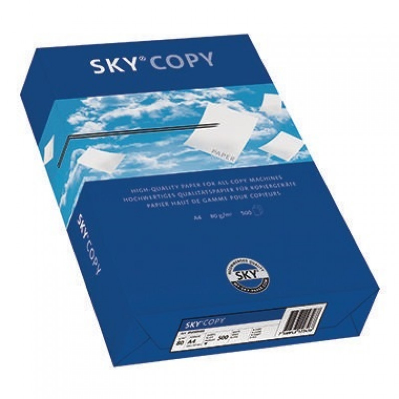 Sky Kopierpapier COPY 88072807 DIN A4 80g weiß 500 Bl./Pack. Sky Kopierpapier COPY 88072807 DIN A4 80g weiß 500 Bl./Pack.
