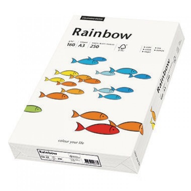 Rainbow Kopierpapier 88042211 A3 160g weiß 250 Bl./Pack. Rainbow Kopierpapier 88042211 A3 160g weiß 250 Bl./Pack.