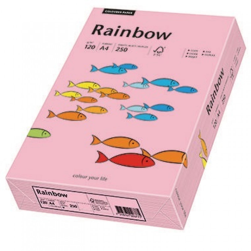 Rainbow Kopierpapier 88042546 A4 120g rosa 250 Bl./Pack. Rainbow Kopierpapier 88042546 A4 120g rosa 250 Bl./Pack.