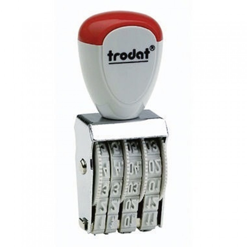 trodat Datumstempel Classic 54112 12x3mm silber