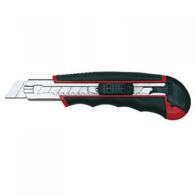 WEDO Cutter Auto Load 78418 18mm +6Klingen rot/schwarz WEDO Cutter Auto Load 78418 18mm +6Klingen rot/schwarz