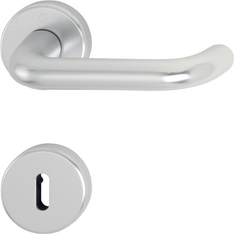 Rosettengrt.Paris 138L/42KV/42KVS Alu.F1 rd.OB DIN L/R D/D HOPPE Rosettengrt.Paris 138L/42KV/42KVS Alu.F1 rd.OB DIN L/R D/D HOPPE