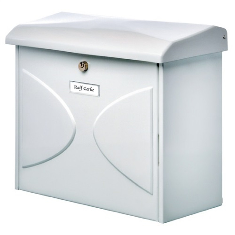 Briefkasten Futura H.340mm B.389mm T.188mm weiß STA DIN C4 BURG-WÄCHTER Briefkasten Futura H.340mm B.389mm T.188mm weiß STA DIN C4 BURG-WÄCHTER