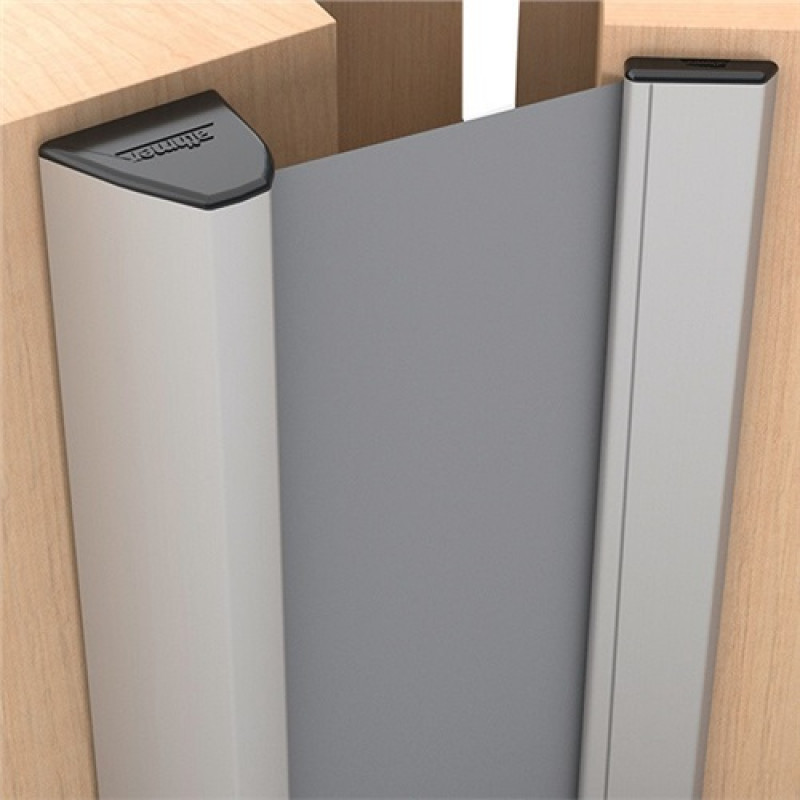 Fingerschutzprofil NR-32 UniSafe L.1925mm BG anthrazit silberf.