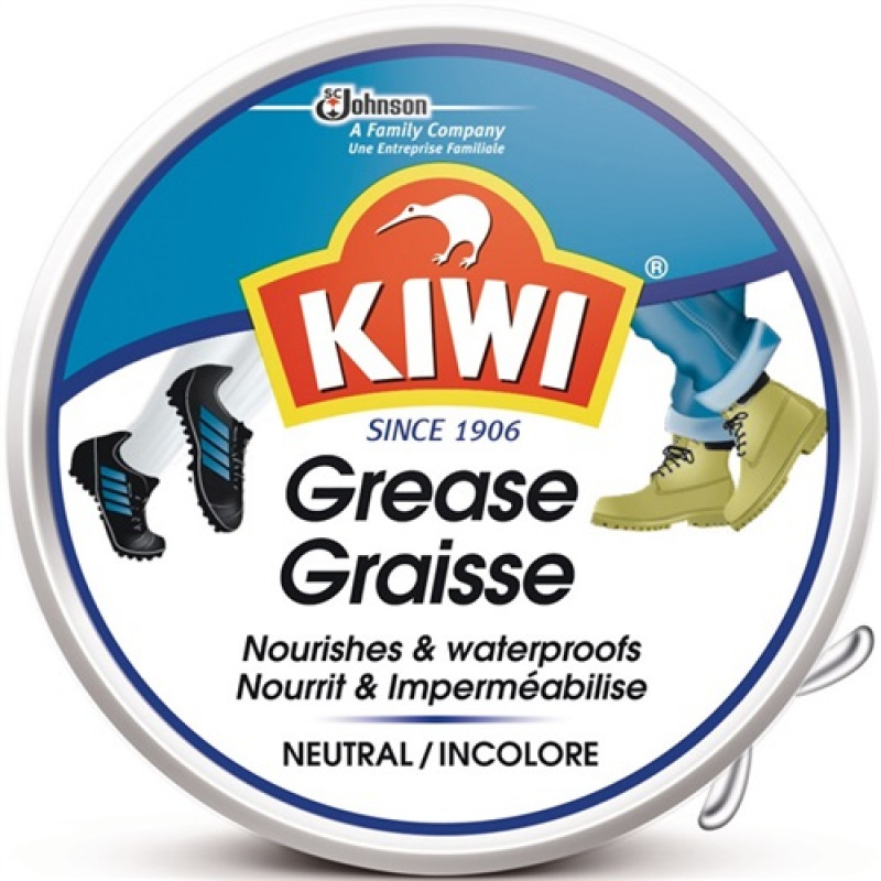 Lederfett f. alle Farben 50 ml n. f. Wildleder Kiwi Lederfett f. alle Farben 50 ml n. f. Wildleder Kiwi