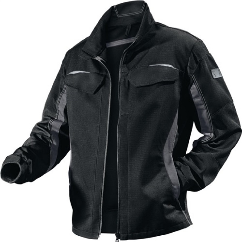 Jacke 1324 Gr.48 anthrazit/schwarz 65%PES/35%CO Jacke 1324 Gr.48 anthrazit/schwarz 65%PES/35%CO