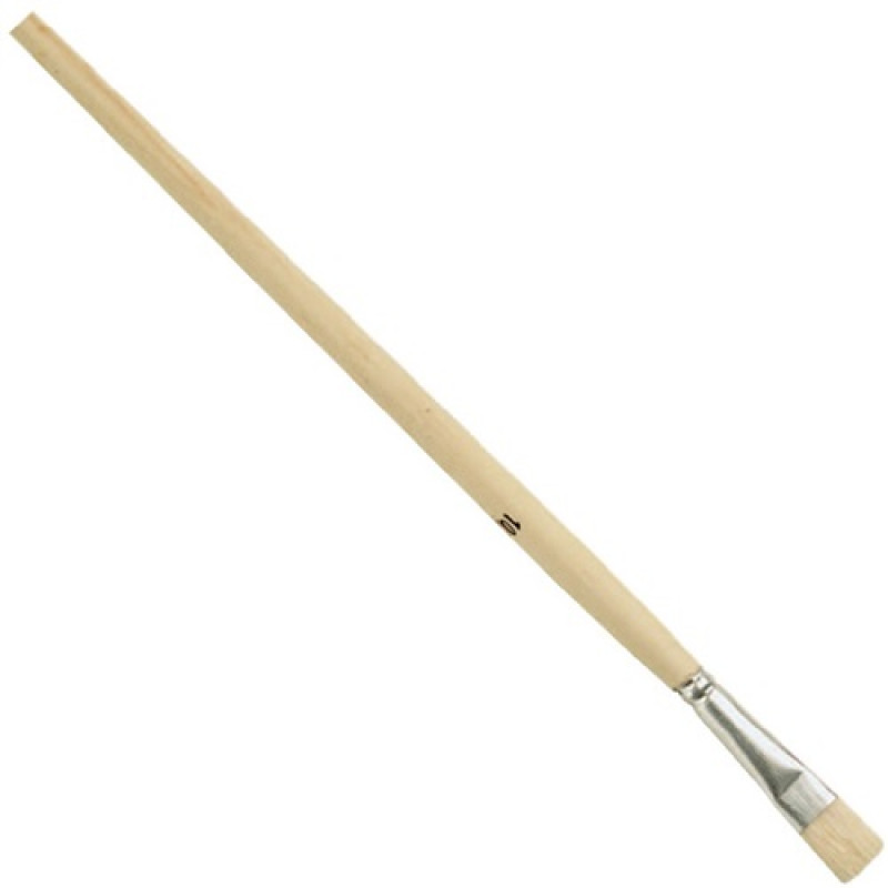 Gussowpinsel Gr.6 B.5mm Spitzenqual.helle Borsten Weißbl.lang.roh.Holzstiel Gussowpinsel Gr.6 B.5mm Spitzenqual.helle Borsten Weißbl.lang.roh.Holzstiel