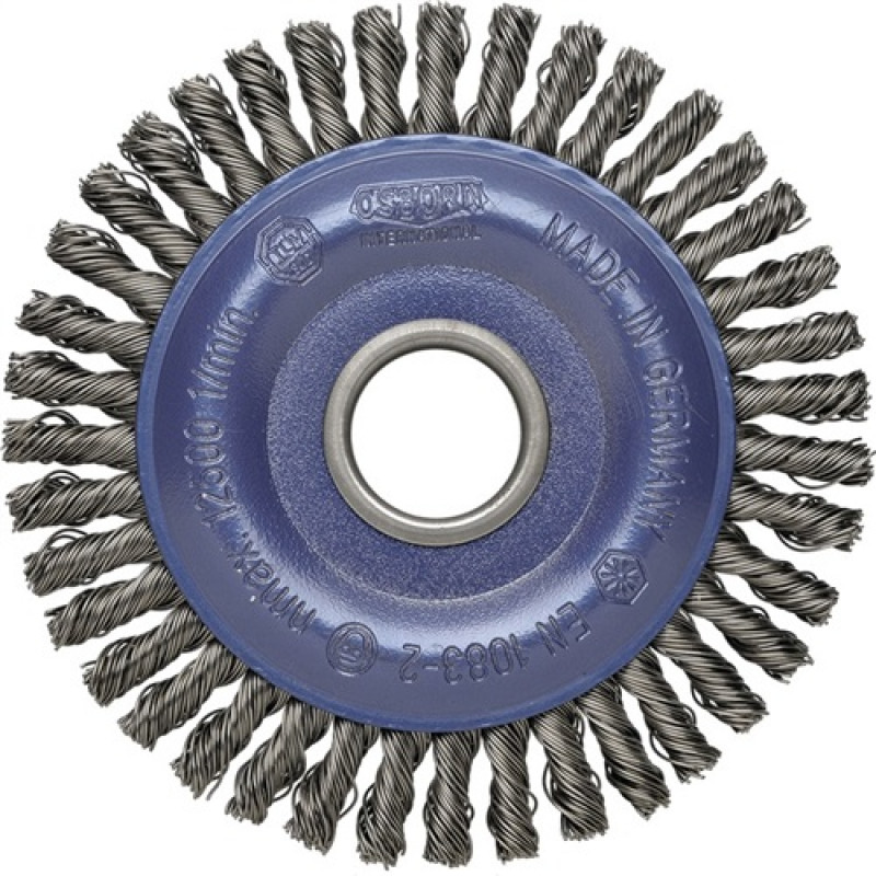 Rundbürste D.125mm Drahtstärke 0,35mm Stahldraht 6mm 12500min-¹ OSBORN Rundbürste D.125mm Drahtstärke 0,35mm Stahldraht 6mm 12500min-¹ OSBORN