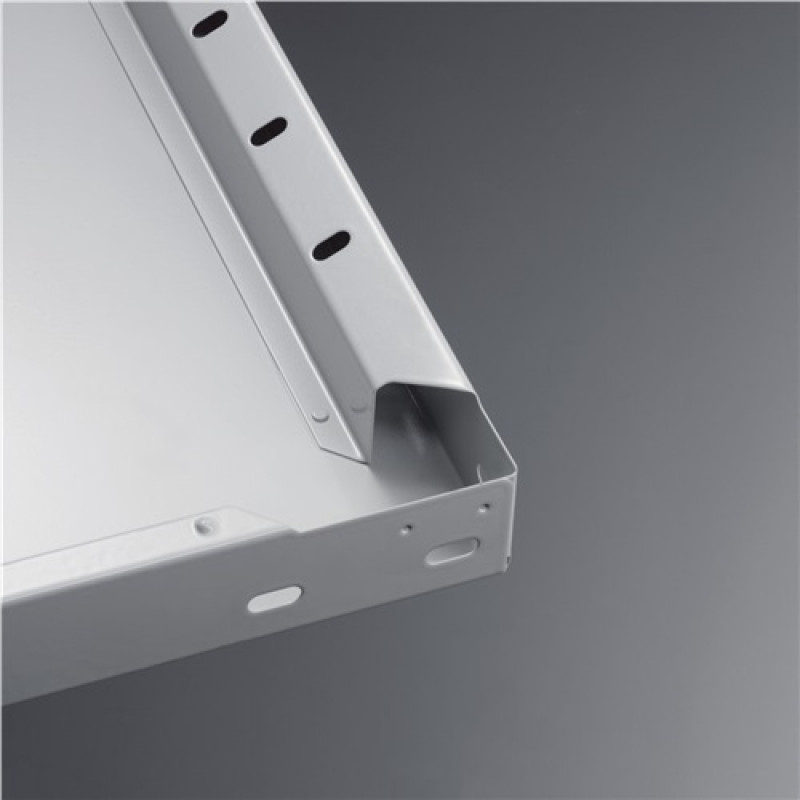 Fachboden B1000xT400mm Trgf.150kg Stahlbl.silber verz.f.Steckregal 2St./VE META