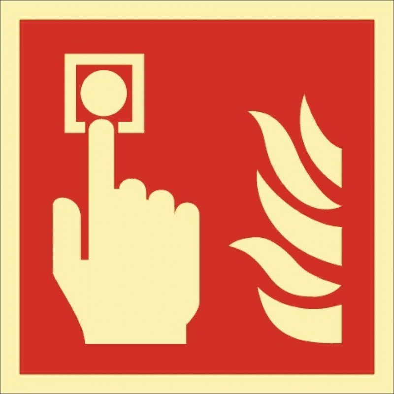 Brandschutzzeichen ASR A1.3/DIN EN ISO 7010/DIN 67510 Brandmelder Folie Brandschutzzeichen ASR A1.3/DIN EN ISO 7010/DIN 67510 Brandmelder Folie