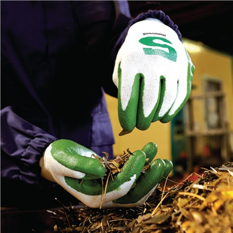 Schnittschutzhandschuhe Check & Go Green Nit 5 Gr.10 weiß/grün EN388 Kat.II 10PA Schnittschutzhandschuhe Check & Go Green Nit 5 Gr.10 weiß/grün EN388 Kat.II 10PA