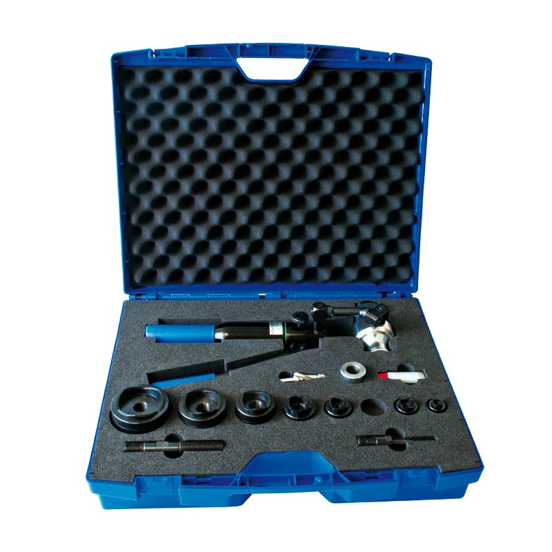 Hand-Hydraulikgerät mit Blechlocher-Satz STANDARD metrisch M 16 – M 63