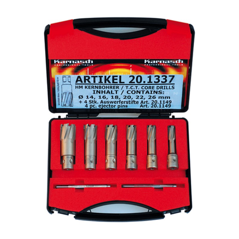 Set BASIC 6 Stück Kernbohrer Hard-Line 40 Set BASIC 6 Stück Kernbohrer Hard-Line 40