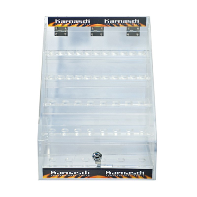 Acryl-Display leer für 44 Kernlochbohrer Acryl-Display leer für 44 Kernlochbohrer