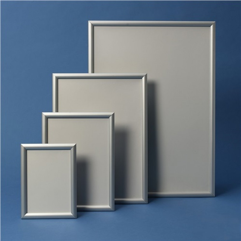 Klapprahmen Plakatmaß DIN A3 Klemmprofil 32mm silberf.elox. Klapprahmen Plakatmaß DIN A3 Klemmprofil 32mm silberf.elox.