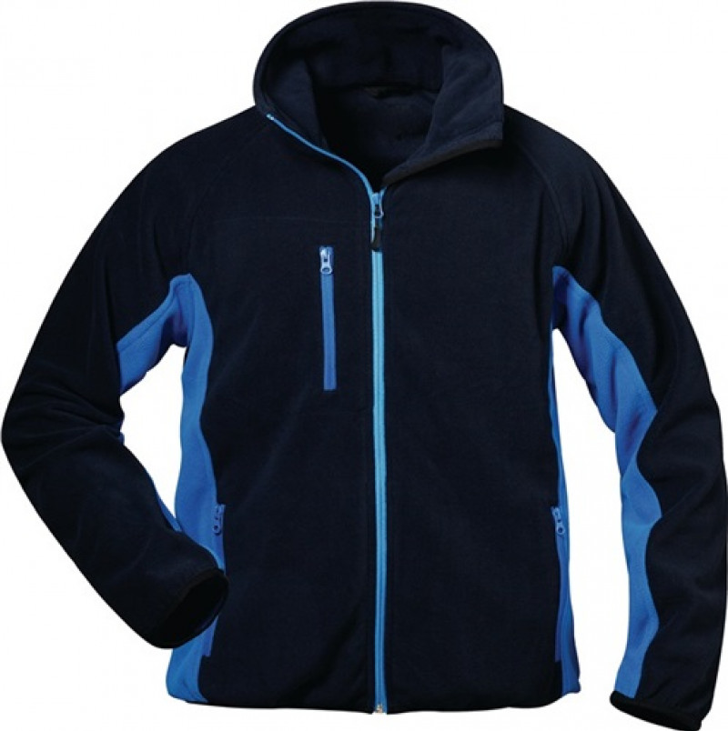 Fleecejacke Bussard Gr.XL marine/royal 100%PES CRAFTLAND Fleecejacke Bussard Gr.XL marine/royal 100%PES CRAFTLAND