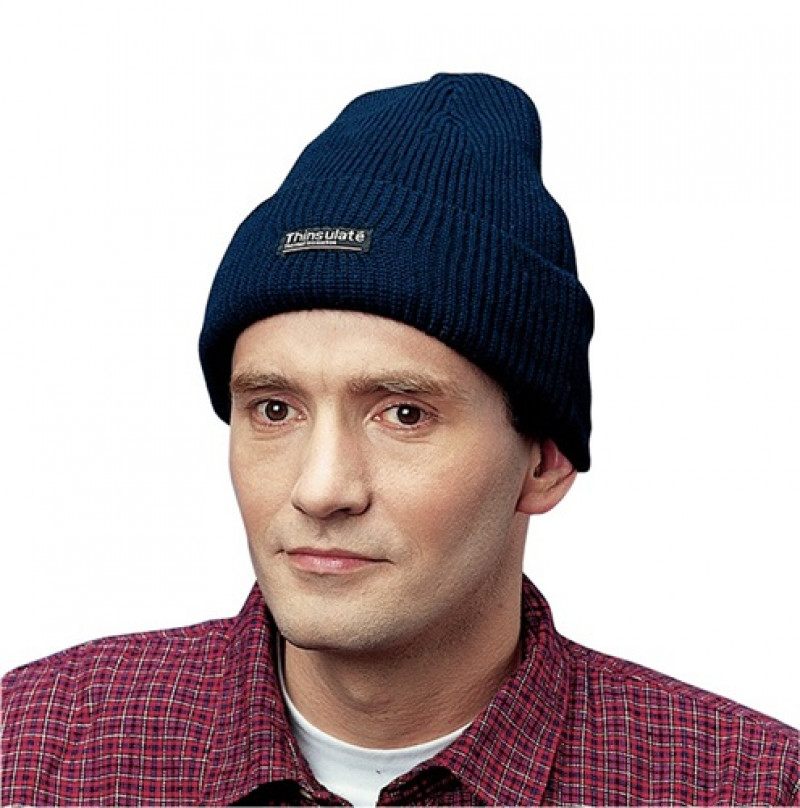 Arbeitsmütze Thinsulate universal dunkelblau 100%PC Arbeitsmütze Thinsulate universal dunkelblau 100%PC