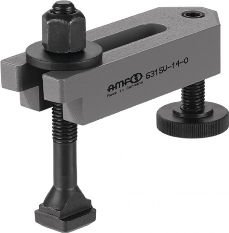 Spanneisen Nr.6315V 18-M16x18x125 abgesetzt m.verstellb.Stützschraube AMF