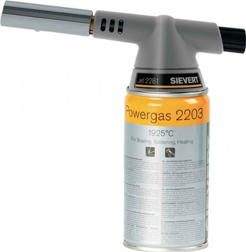 Lötlampe Handyjet 2281 o.Schraubkartusche 140 g/h 1,8 kW SIEVERT Lötlampe Handyjet 2281 o.Schraubkartusche 140 g/h 1,8 kW SIEVERT