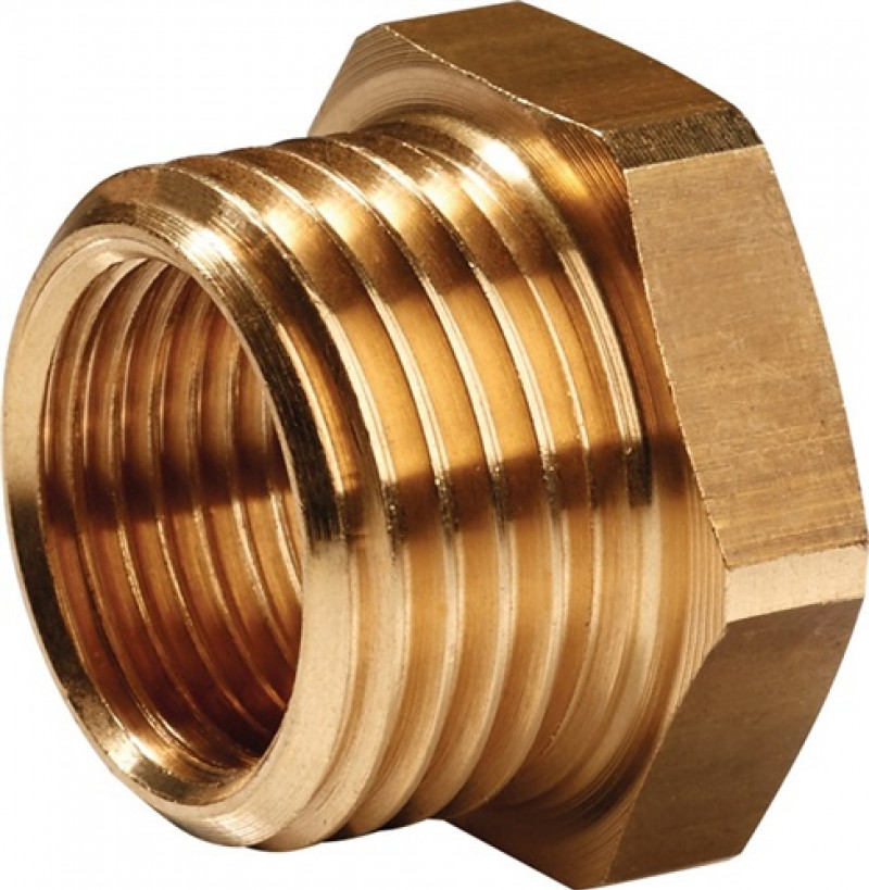 Reduziernippel MS AG G 1/2 Zoll IG G 3/8 Zoll SW 22mm Reduziernippel MS AG G 1/2 Zoll IG G 3/8 Zoll SW 22mm