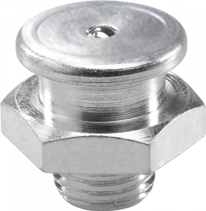 Flachkopfschmiernippel Stand.DIN3404 M8x1mm Form A SW 17mm BT UMETA Flachkopfschmiernippel Stand.DIN3404 M8x1mm Form A SW 17mm BT UMETA