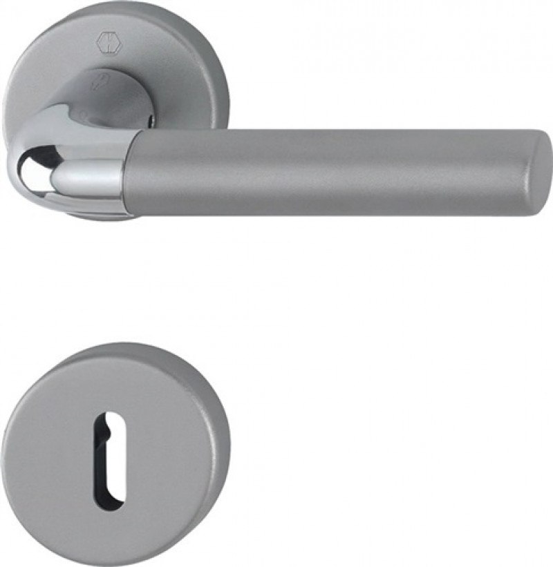 Rosettengrt.Bremen 1505/42KV/42KVS Alu.F49/F9-2 rd.OB DIN L/R D/D HOPPE Rosettengrt.Bremen 1505/42KV/42KVS Alu.F49/F9-2 rd.OB DIN L/R D/D HOPPE