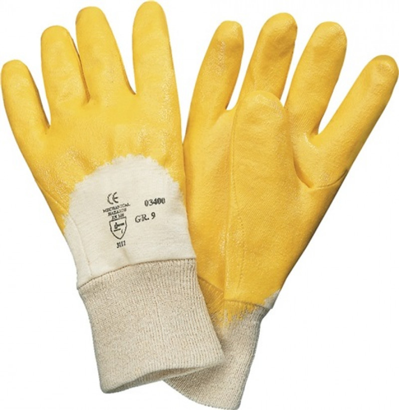 Handschuhe Lippe Gr.7 gelb Nitrilbeschichtung EN 388 Kat.II auf SB-Karte Handschuhe Lippe Gr.7 gelb Nitrilbeschichtung EN 388 Kat.II auf SB-Karte