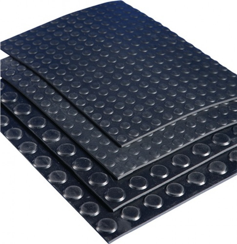 Gummiflachnoppenmatte ElaQprem B.1,20m L.10m D.3mm NR/SBR Rl.MÖLLER Gummiflachnoppenmatte ElaQprem B.1,20m L.10m D.3mm NR/SBR Rl.MÖLLER
