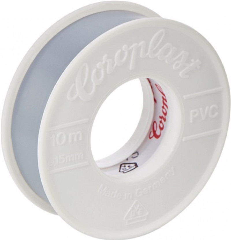 Elektroisolierband 302 grau 10m L.10m B.15mm Rl.COROPLAST Elektroisolierband 302 grau 10m L.10m B.15mm Rl.COROPLAST