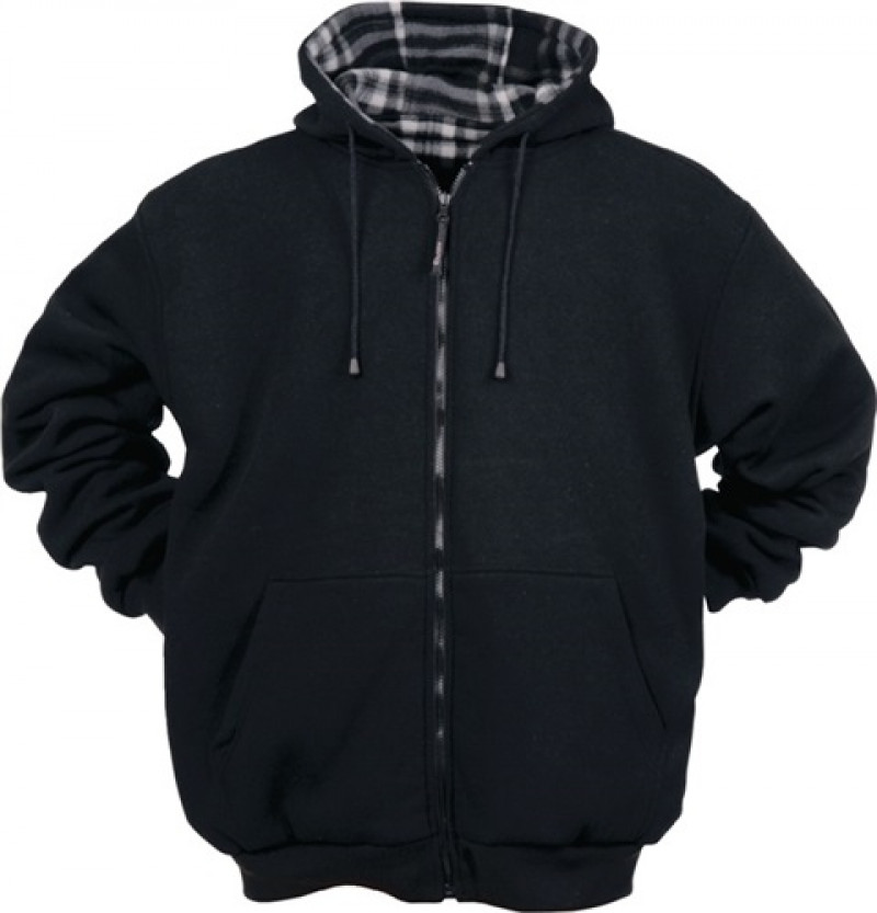 Thermowendejacke Gr. S schwarz-weiß kariert/schwarz uni 100%PES Thermowendejacke Gr. S schwarz-weiß kariert/schwarz uni 100%PES