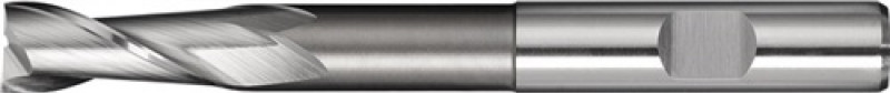 Bohrnutenfräser Typ N D.5mm HSS-Co8 Weldon Z.2 Einsatz-L.27mm PROMAT