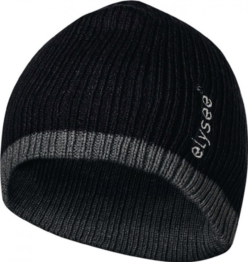 Strickmütze Ole universal schwarz/grau 100%PC/Wattierung:100%PES Feldtmann Strickmütze Ole universal schwarz/grau 100%PC/Wattierung:100%PES Feldtmann