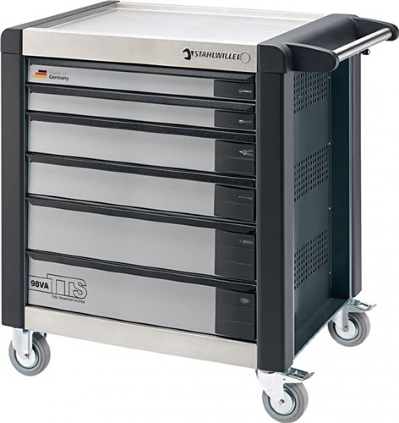 Werkstattwagen 6 Schubladen anthrazit L. 740 mm DC01A STAHLWILLE Werkstattwagen 6 Schubladen anthrazit L. 740 mm DC01A STAHLWILLE