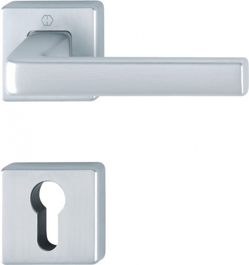 Rosettengrt.Dublin 1124/843KV/843KVS Alu.F1 eck.PZ DIN L/R D/D HOPPE Rosettengrt.Dublin 1124/843KV/843KVS Alu.F1 eck.PZ DIN L/R D/D HOPPE