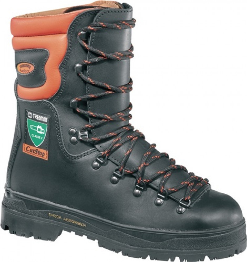 Forstsicherheitsstiefel Cutstop High Gr.40 schwarz/orange Leder S3 ISM Forstsicherheitsstiefel Cutstop High Gr.40 schwarz/orange Leder S3 ISM