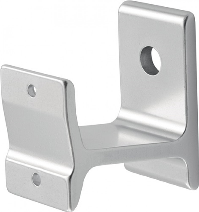 Handlaufträger 3570 Alu.silberf.elox.seitliche Mont.Hermeta