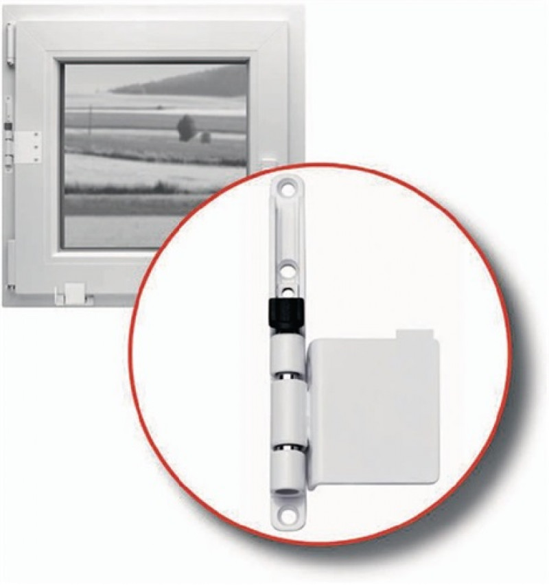 Fenster-Scharniersicherung Softline Stangenverriegelung STA braun 8077 ZN Fenster-Scharniersicherung Softline Stangenverriegelung STA braun 8077 ZN