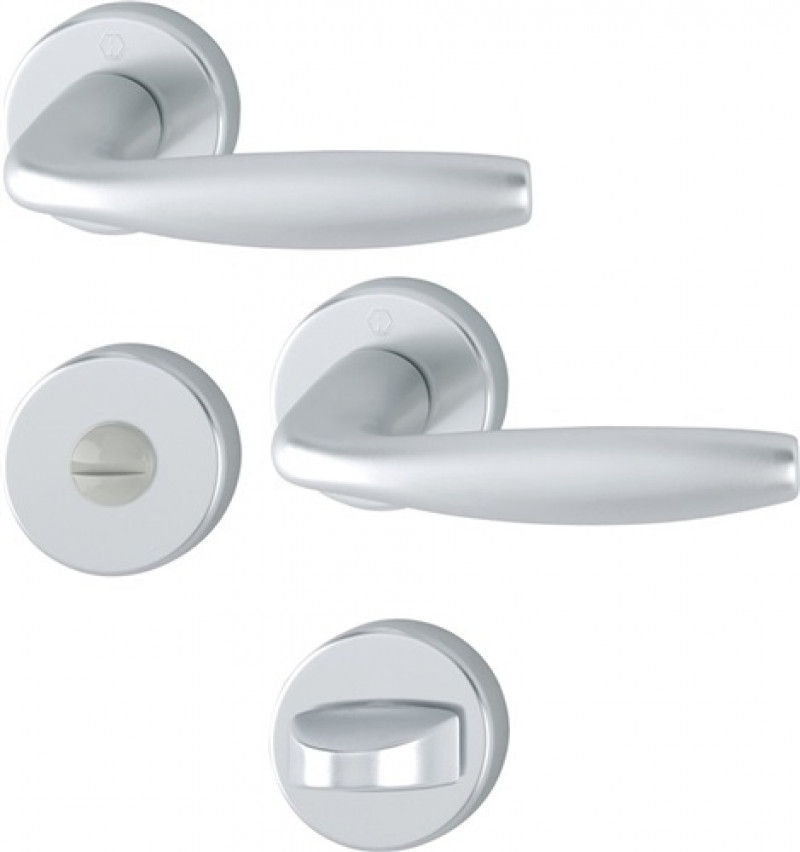 Rosettengrt.NY 1810/42KV/42KVS Alu.F1 rd.SK/OL DIN L/R D/D HOPPE