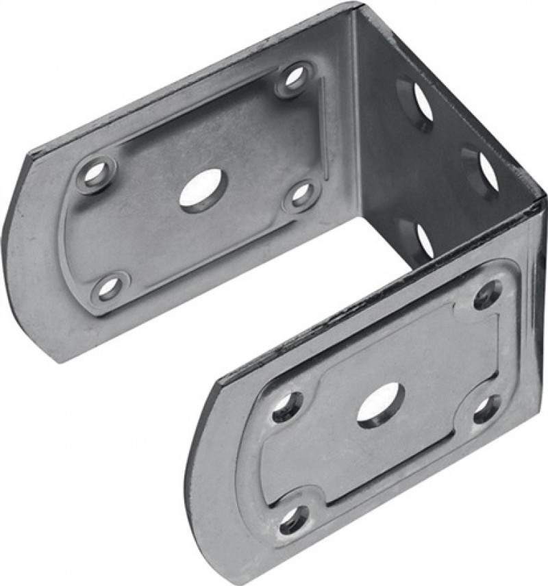 Trennwandhalter L.80mm B.71mm H.70mm STA blau verz.VORMANN Trennwandhalter L.80mm B.71mm H.70mm STA blau verz.VORMANN