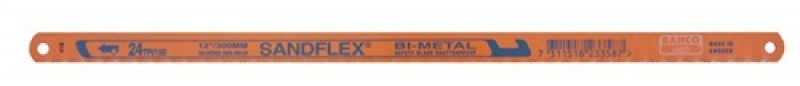 Metallsägeblatt L. 300 mm 32 Zähne/Zoll HSS Bi-Metall einseitig gezahnt Metallsägeblatt L. 300 mm 32 Zähne/Zoll HSS Bi-Metall einseitig gezahnt