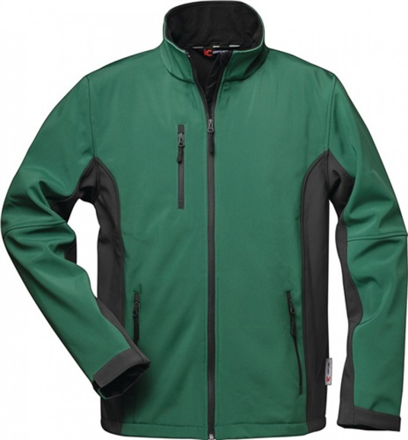 Softshelljacke CHARON Gr.L grün/grau 96% PES,4% EL FELDTMANN Softshelljacke CHARON Gr.L grün/grau 96% PES,4% EL FELDTMANN