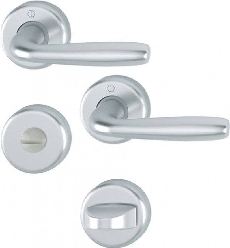 Rosettengrt.Maribor 1766/17KV/17KVS Alu.F1 rd.SK/OL DIN L/R D/D HOPPE Rosettengrt.Maribor 1766/17KV/17KVS Alu.F1 rd.SK/OL DIN L/R D/D HOPPE